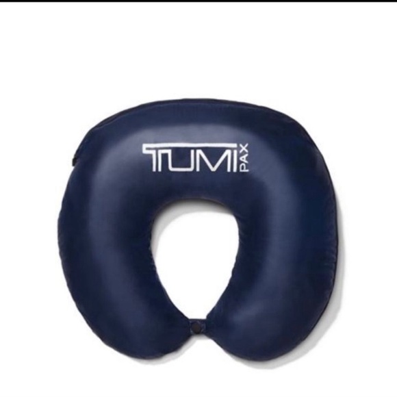 Tumi PAX belted navy blue down filled winter coat jacket Sz. Medium - Picture 4 of 16